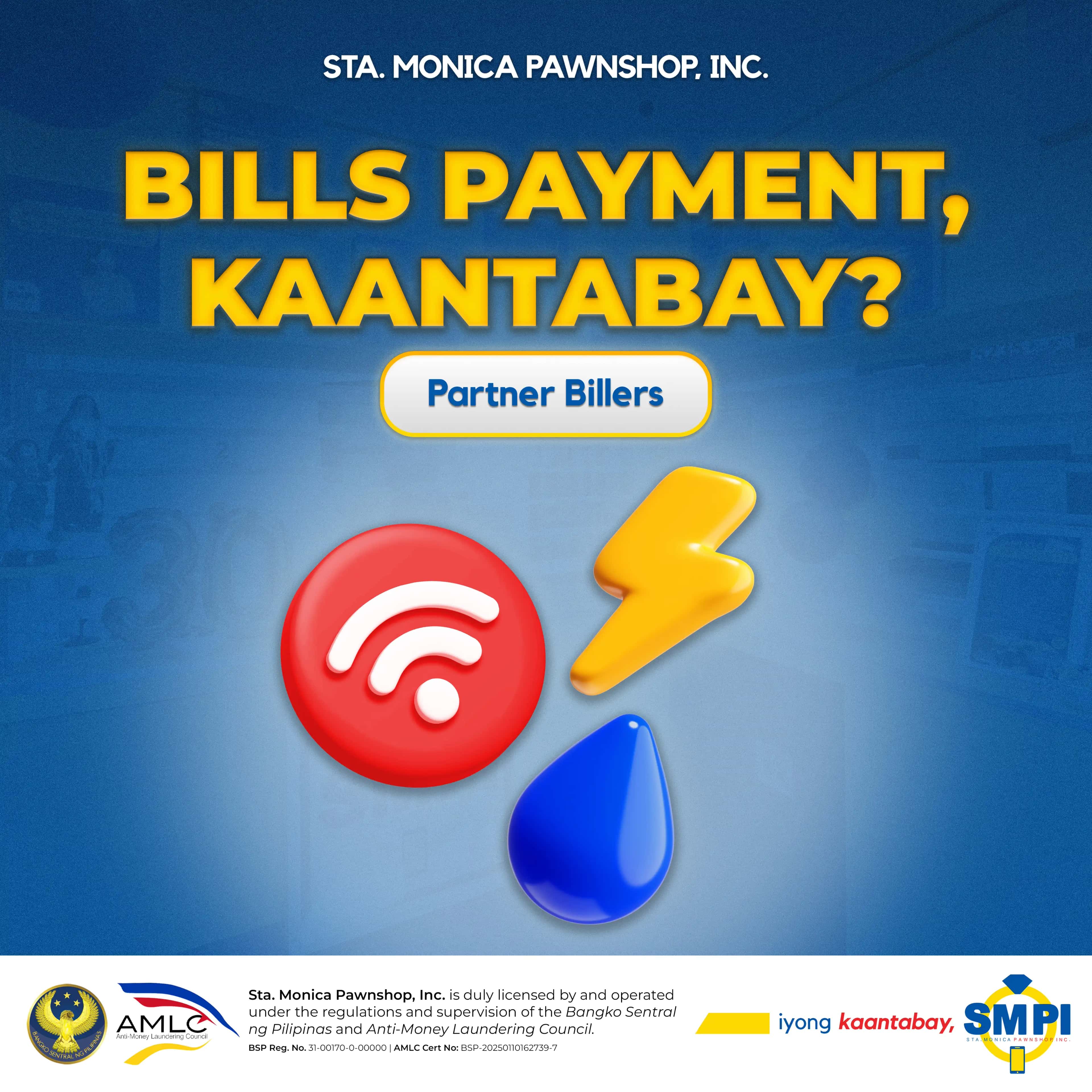 Bills payment partners — slide 1